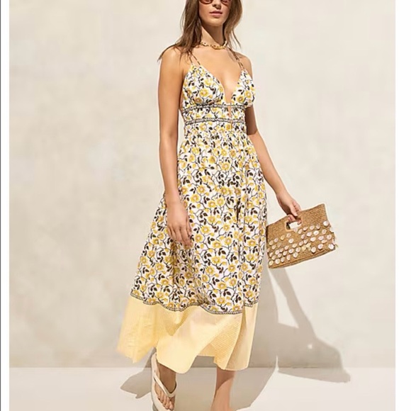 J. Crew Dresses & Skirts - J. Crew Daffodil Floral Maxi Dress